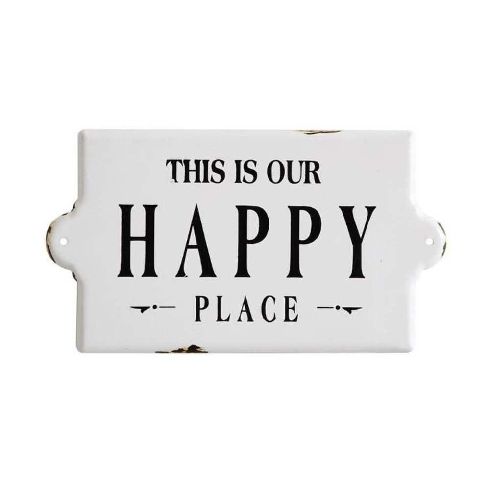 "Happy Place" Sign
